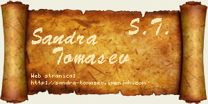 Sandra Tomašev vizit kartica